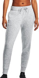 Pantalón deportivo de mujer Under Armour ua rival polar jogger - gris - blanco