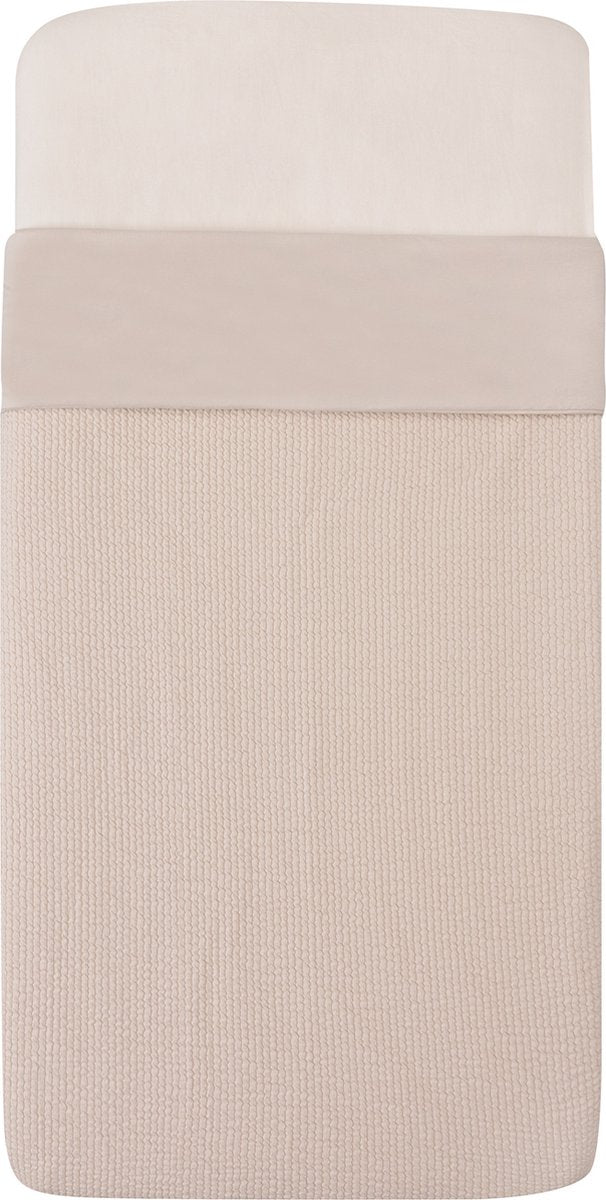 Witlof coperta per lettino per bambini tuck-inn morbide onde di sabbia 60 x 120 cm
