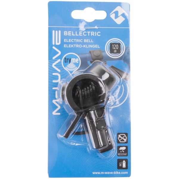 M-Wave Bel Black Black 120DB Electric Bicycle Bell 420270