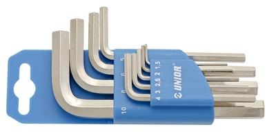 Set chiavi esagonali Unior 220 3ph corte