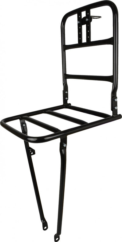 Front carrier 24 black aluminum