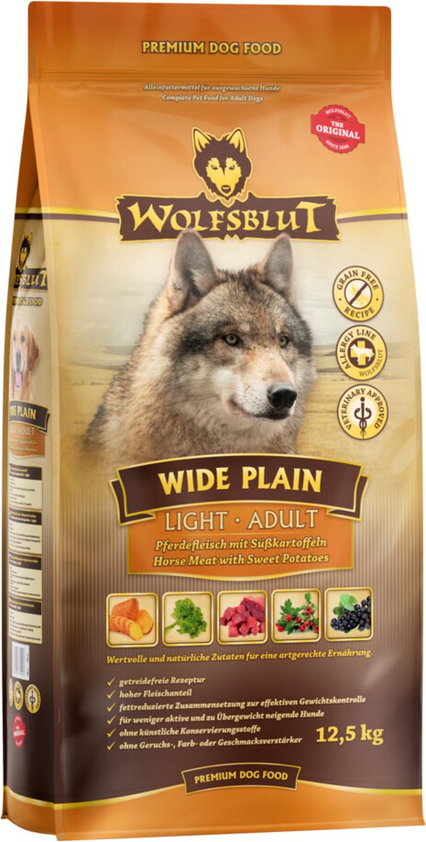 Wolfsblut larga pianura leggera 12,5 kg