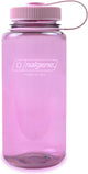 Nalgene - botella de boca ancha - botella para beber - botella de agua - a prueba de fugas - 500 ml - sin bpa - sustentar - flor de cerezo
