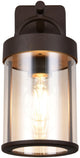 Rl live your light reality almeria - wandlamp - roestkleur - excl. 1x e27 4 w - wandmontage - buitenverlichting - ip44