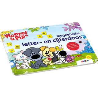 Woezel and pip woezel pip magnetic letter and number box
