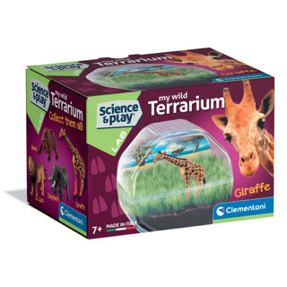 Gioco scientifico Clementoni il mio terrario selvaggio - giraffa