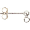 Creativ Company Oorsteker, L: 13 mm, plata, 10 piezas 1 caja