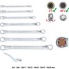 Ks tools dubbele ringsleutel set rescuepower double combination spanne 7tlg. covered