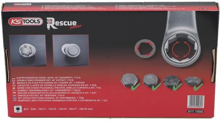 Strumenti KS Double Combination Spanne 7Tlg. copertina