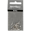 Perline a crimpare dell'azienda Creativ, d 2 mm, argento, 50 pezzi 1 scatola