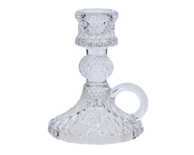 Decoris kandelaar blaker kristal glas 40cm