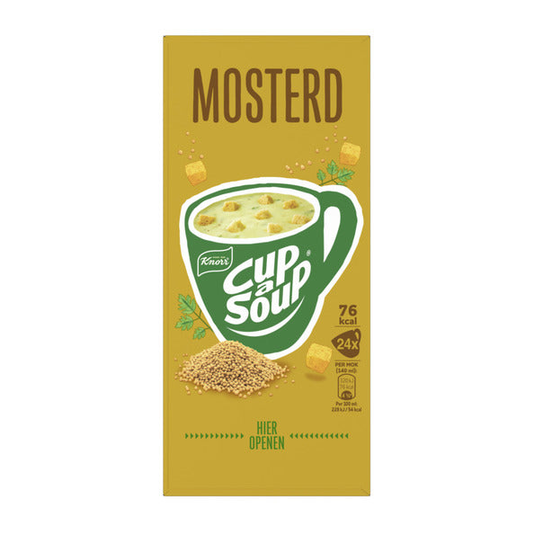 Knorr cup-a-soup mosterd (24x 140 ml)