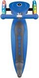 Patinete con luces plegables Globber primo de 3 ruedas en color azul
