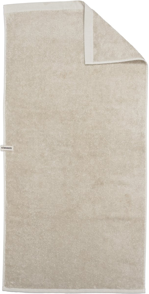 Vtwonen - soft embrace - badhanddoek - 50x100 cm - zand