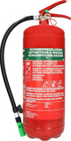 Estintore Alecto BS-6 - estintore a schiuma 6 litri - classe di fuoco AB - inclusa staffa di sospensione