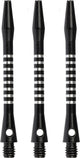 Aste per freccette Faver - alluminio - 3 pezzi - nere - 5,5 cm