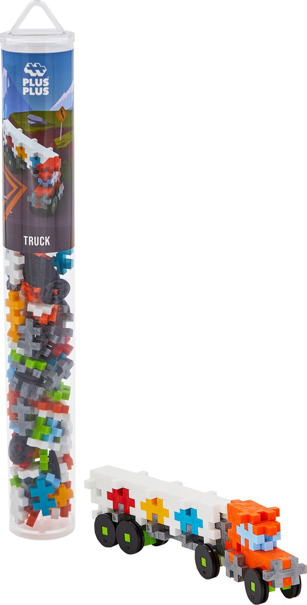 Plus plus camion a tubo plus-plus: 100 pezzi (4287)