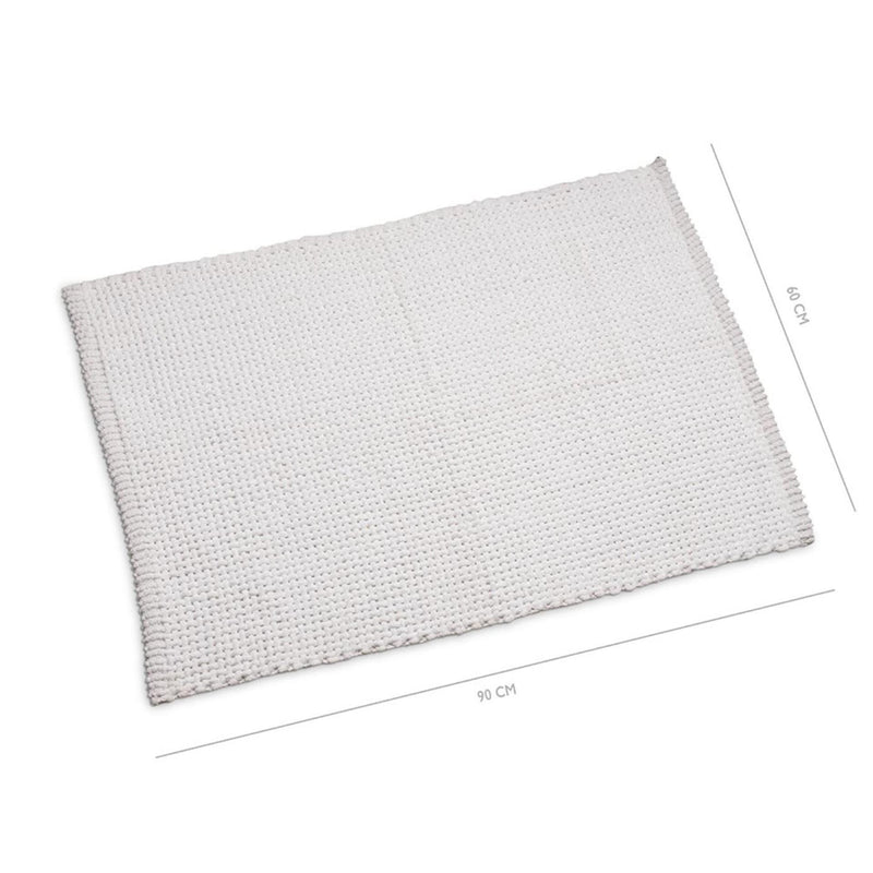 Wicotex wicotex anti-slip bath mat braid 60x90 cm white