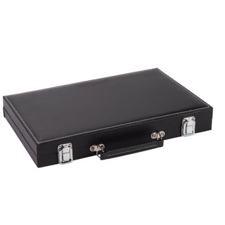 Juego Backgammon en maleta negra