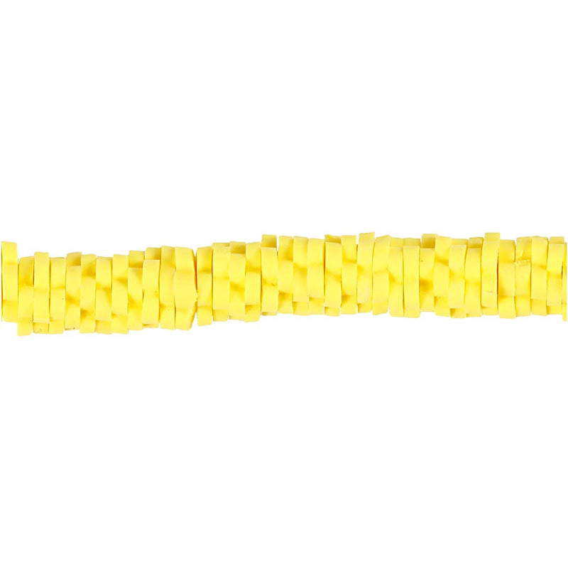 Perline di argilla Creativ Company, d 5-6 mm, misura del buco 2 mm, giallo, 145 pezzi 1 scatola