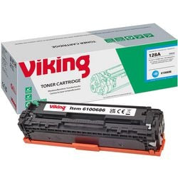 Cartucho de tóner cian vikingo ce321a