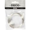 Creativ Company Silitched Wire, espesor 0.6 mm, plata, 10 m 1 rollo