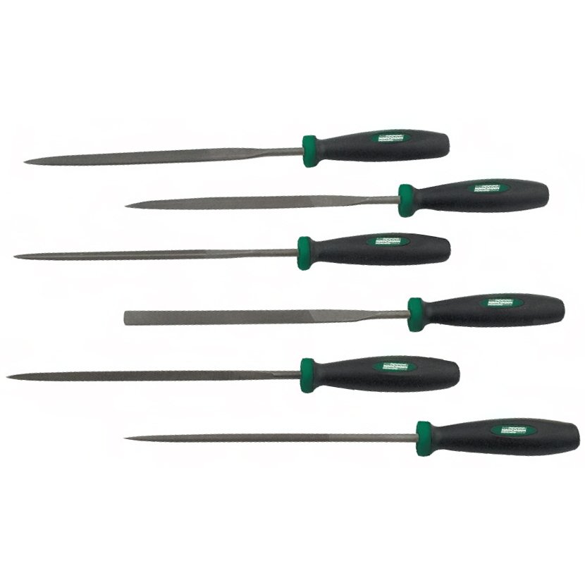 Set di lime per chiavi Brüder Mannesmann 6 pezzi (hobby) - 61010