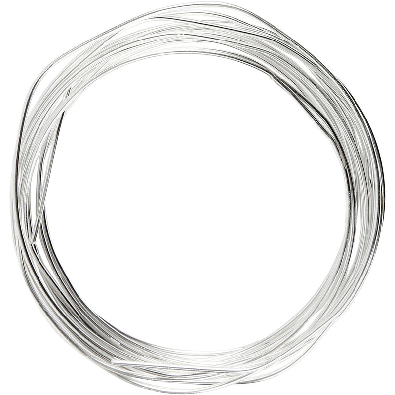 Creative Company Silitched Wire, spessore 1,2 mm, argento, 3 m 1 rotolo