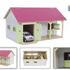 Kids globe paardenstal roze met 2 boxen en berging 1:32