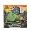 Toi-toys world of dinosaurs stoepkrijt dino met sjablonen, 10dlg.