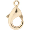 Mosquetones Creativ Company, l: 10,1 mm, chapados en oro, 100 piezas 1 caja