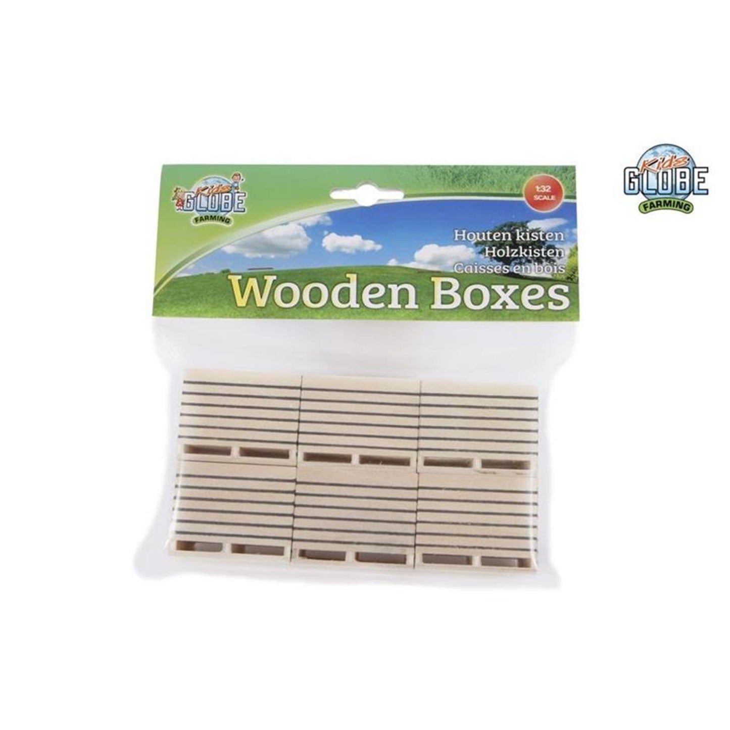 PISTES DE PATA DE MADERA GLOBE GLOBE DE NIÑOS 1:32, 6º.