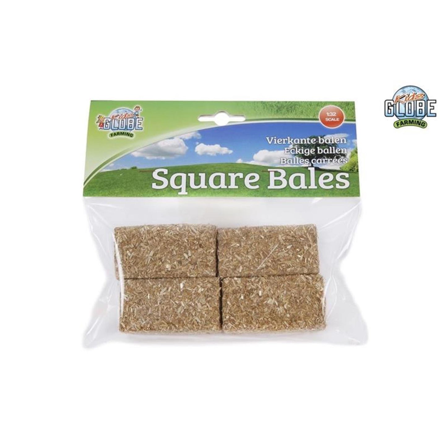 Niños Globe Globe Rectangular Pheet Falles 1:32, 4st.