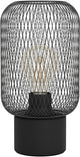 Eglo wrington tafellamp - e27 - 28,5 cm - zwart