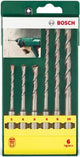 Juego de taladro percutor Bosch - 6 piezas - sds plus