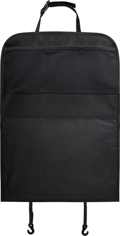 Yrda love to move yrda kickmat deluxe car seat protector - protection against dirt - handy storage compartments - water-repellent - 43 x 60 cm - black