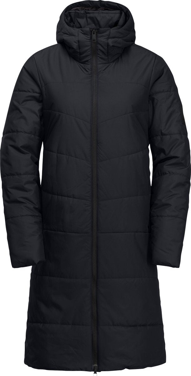 Jack wolfskin deutzer coat w dames outdoorjas - dark navy - maat l