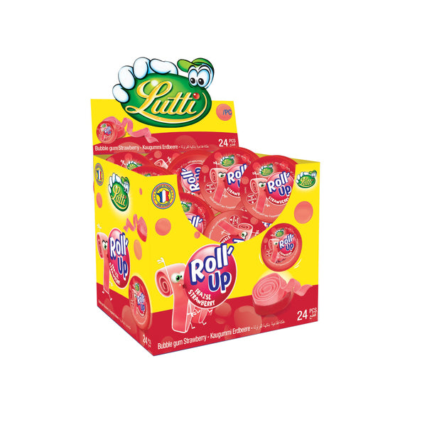 Lutti roll up fragola (24 pezzi)