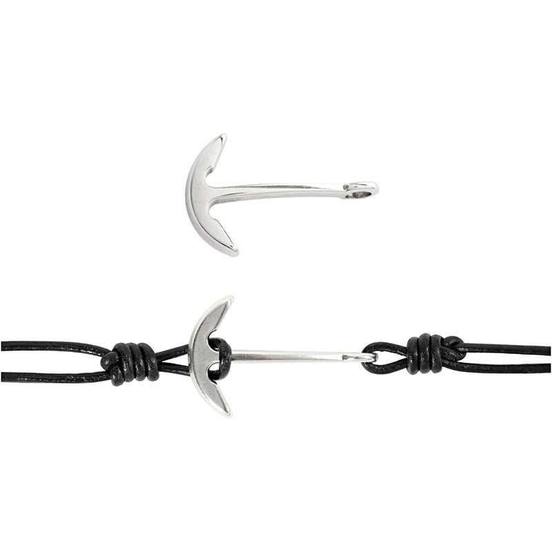 Chiusura per gioielli, L: 40 mm, L: 25 mm, placcata in argento, 1 pezzo