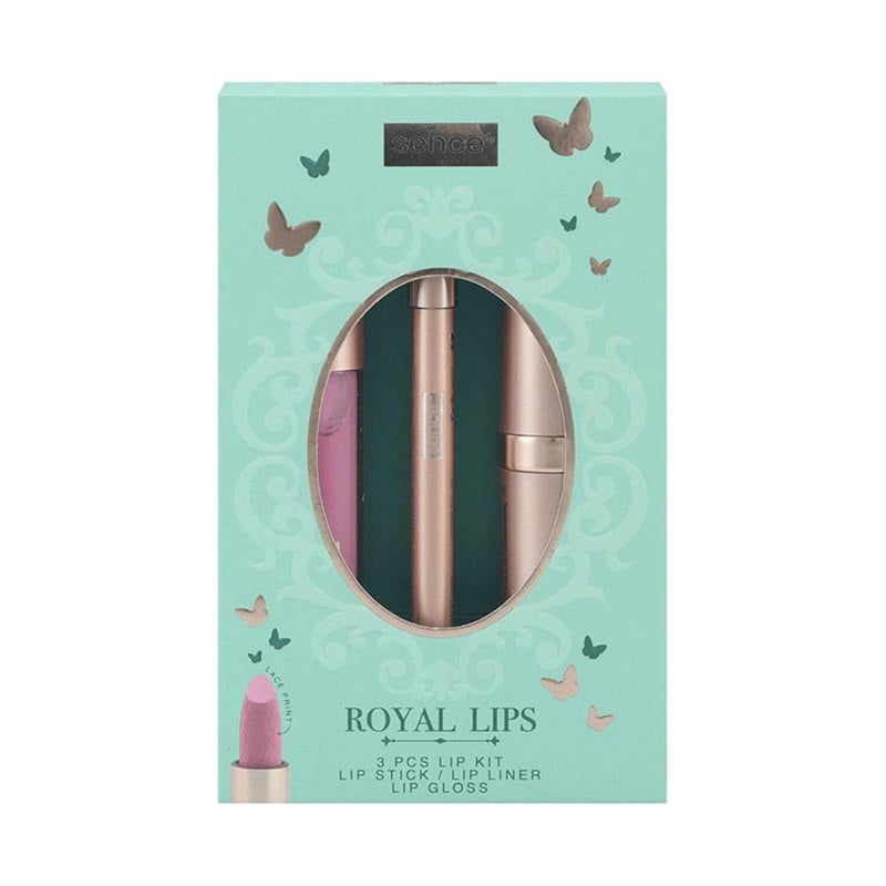 Set regalo Sence kit labbra royal chic 3 pezzi