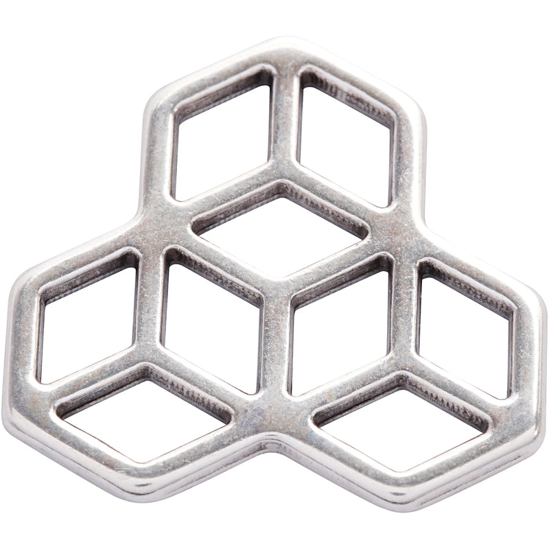 Ciondolo gioielli Creative Company, d 30 mm, placcato argento, 1 pezzo