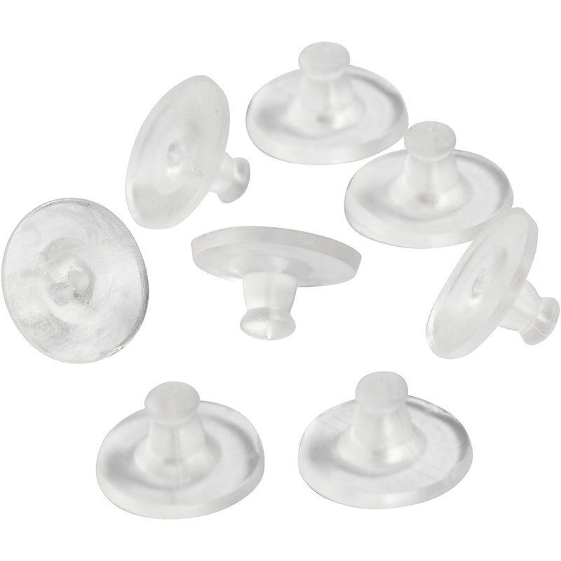 Tapa de pendiente de la empresa Creativ, d 10 mm, transparente, 10 pares 1 caja