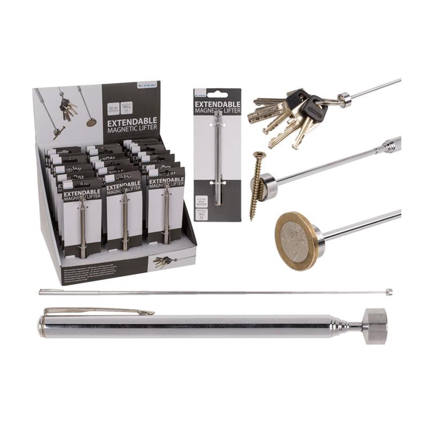 Di punto in bianco sollevatore magnetico estensibile 62 cm