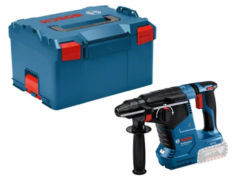 Taladro percutor inalámbrico profesional bosch gbh 18v-24c azul | sds-plus | sin batería ni cargador | en l-boxx 238 0611923002