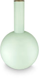 Pip studio - bloemenvaas - woonaccessoires - blauwe vaas - metaal - 24.5x42cm