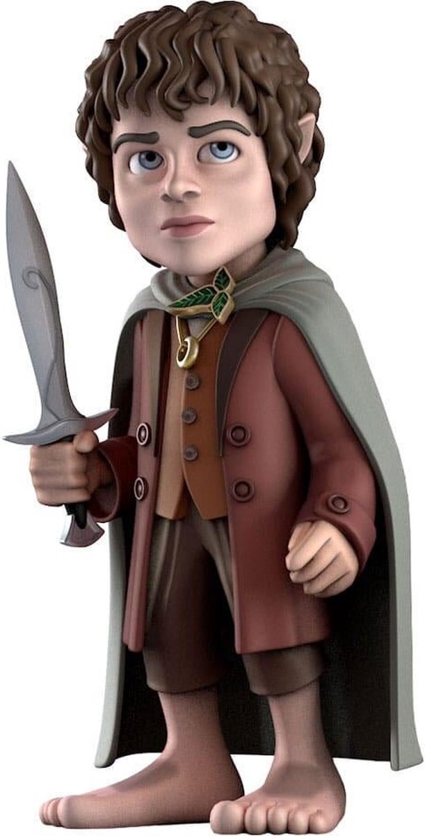 Minix - peliculas - el señor de los anillos - estatua de frodo baggins 12cm