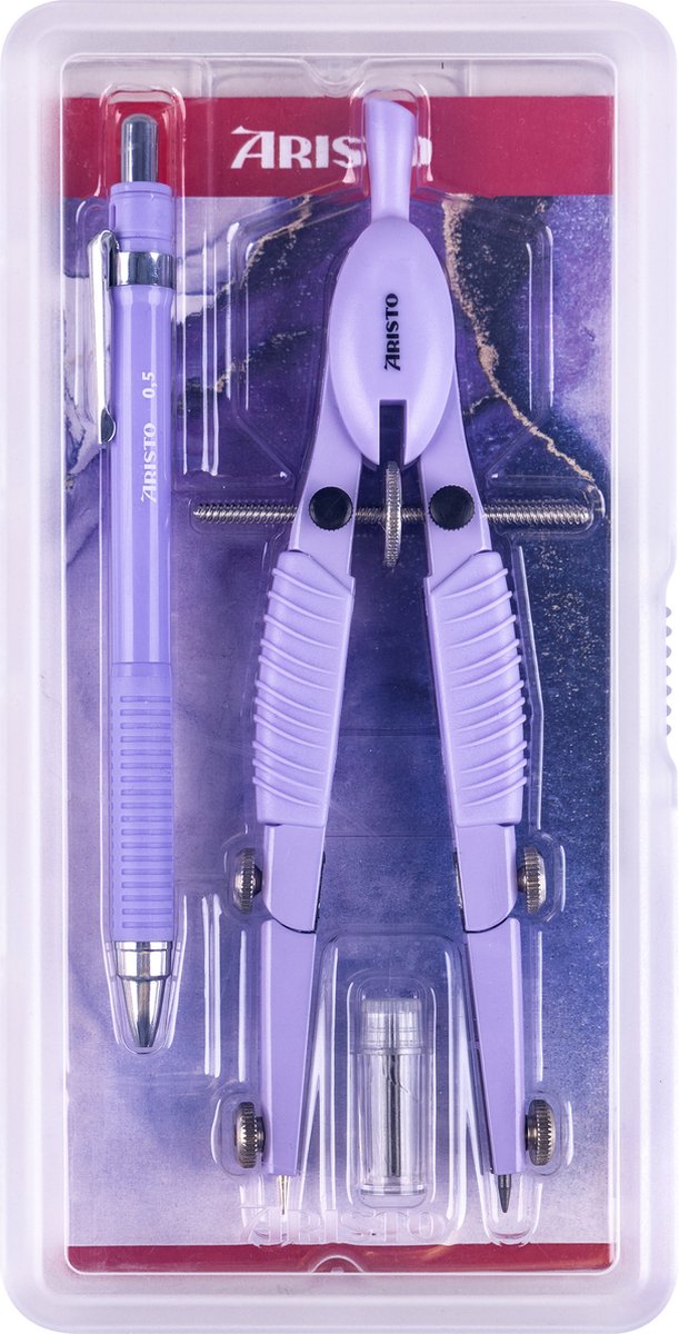 Aristo snelverstelpasser en vulpotlood - topline - lengte 170mm - diameter 340mm - soft lavender - ar-55810