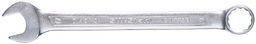 SW Stahl Fork Ring Wrench17mm Chromed