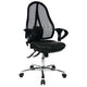 Poltrona operativa open point deluxe topstar nero grigio