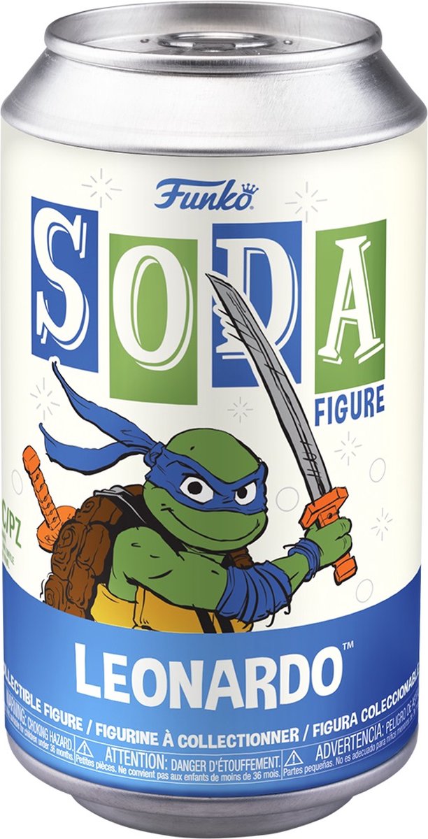 Funko leonardo - refresco - tortugas ninjas mutantes adolescentes: figura de caos mutante